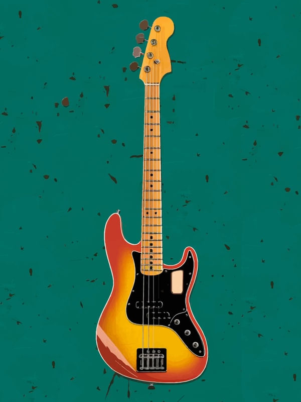 ORANGE AND BLACK BASS