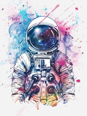 ASTRONAUTA EM MISSÃO BY AI