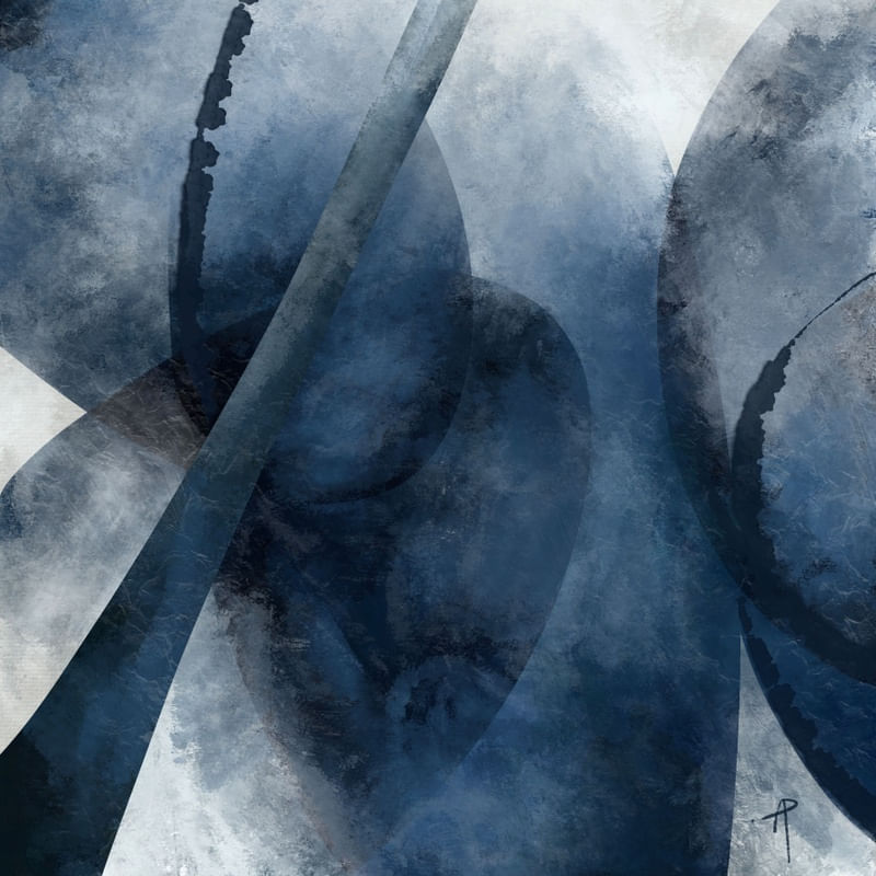 BLUE ABSTRACT V04
