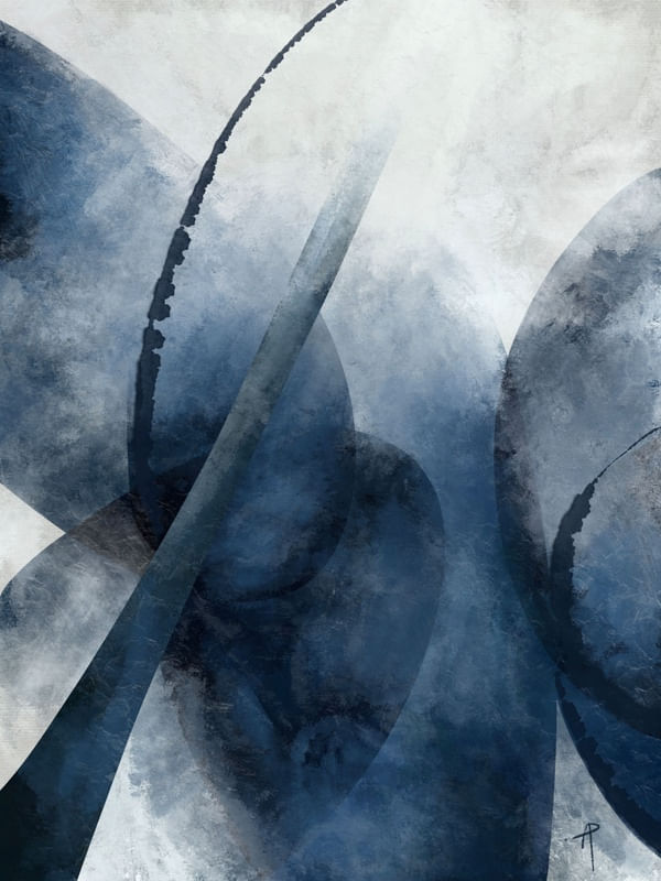 BLUE ABSTRACT V05