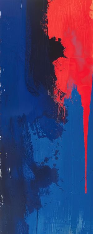 AZUL E VERMELHO BY AI