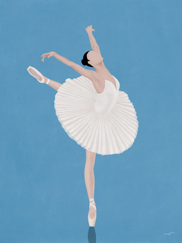PRETTY BALLERINA WOMAN II (BLUE)