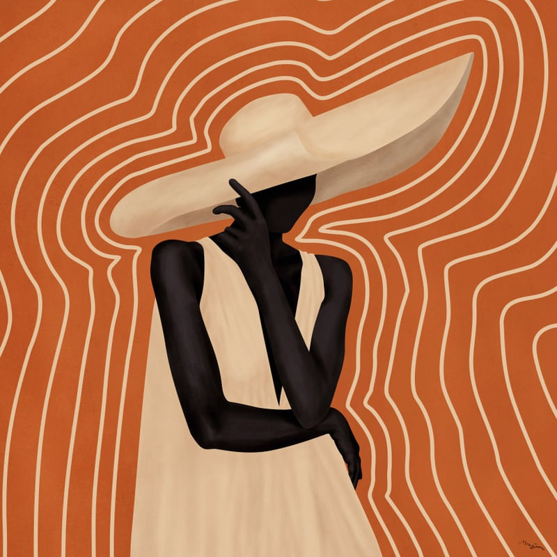 PRETTY VIBRANT WOMAN Q
