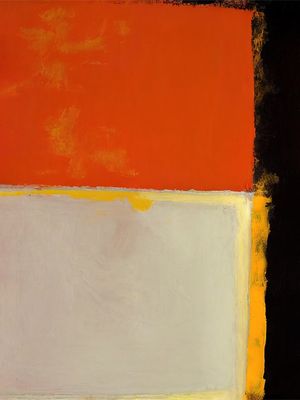 CALOR ABSTRATO - VERMELHO CREME PRETO