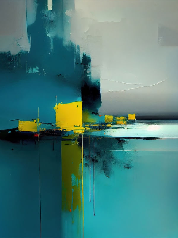 DIMENSÃO VERNACULAR - ABSTRATO AZUL