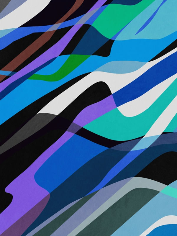 COLORFUL ABSTRACT WAVES 3
