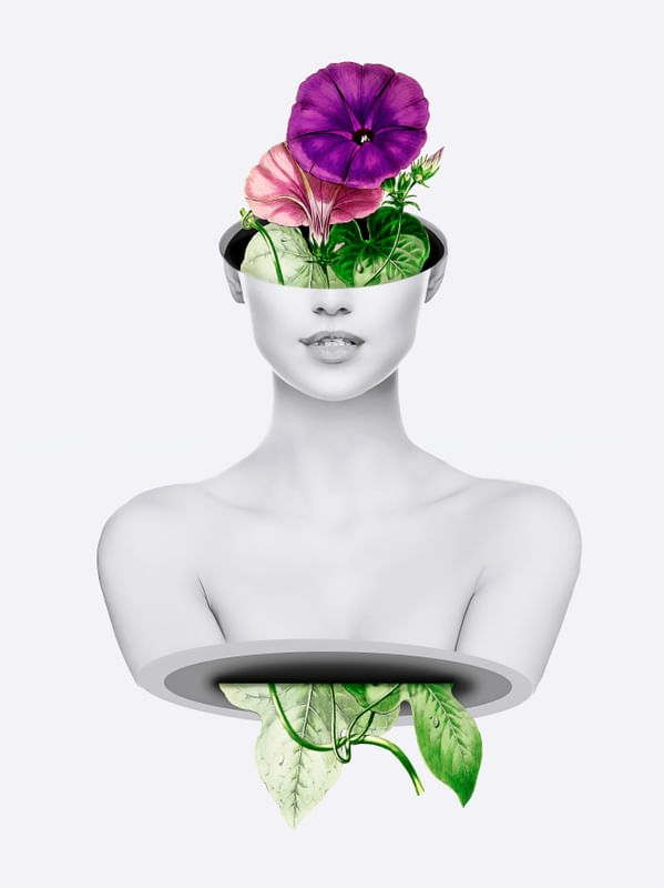 WOMAN IN FLOWER II