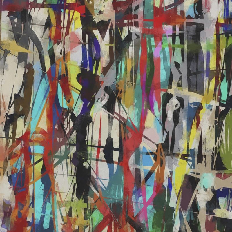 DESENHO ABSTRATO COLORIDO 1