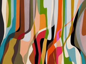 COLORFUL ABSTRACT WAVES 2