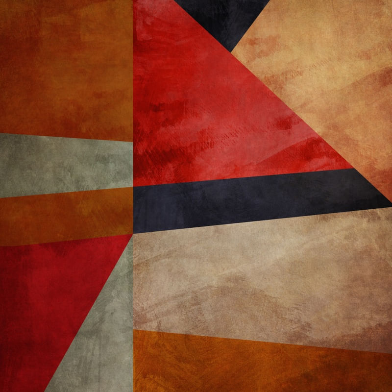 QUADRADO ABSTRATO RÚSTICO