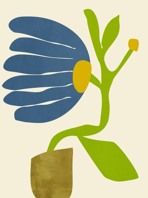 FLOR DE MARTE - AZUL