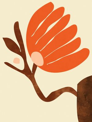 FLOR DE MARTE - LARANJA