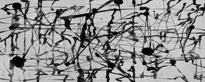 PANORÂMICA POLLOCK PRETO E BRANCO