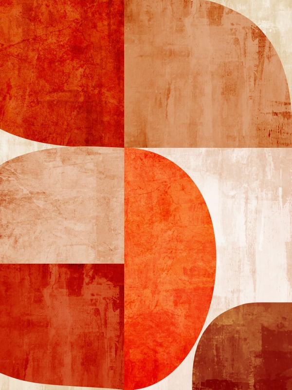 ABSTRATO VERMELHO RÚSTICO 2