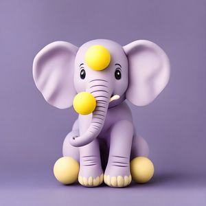 ELEFANTINHO LILÁS - BY AI