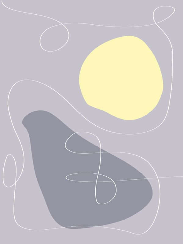 YELLOW AND GRAY LINES I