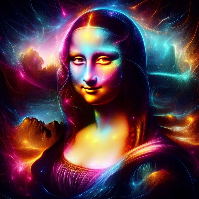 MONA LISA COM EFEITO PLASMÁTICO-BY AI