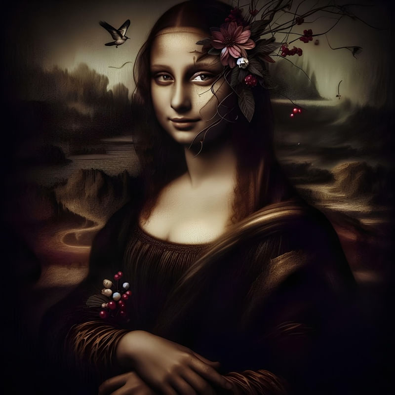 MONA LISA DARK-BY AI