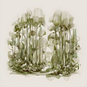 A DELICATE YET INTRICATE SKETCH BY AI