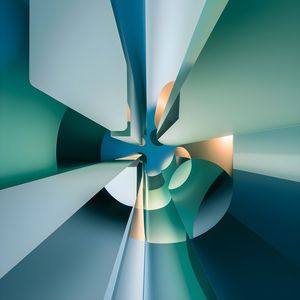 A MINIMALIST ABSTRACT ARTWORK BY AI