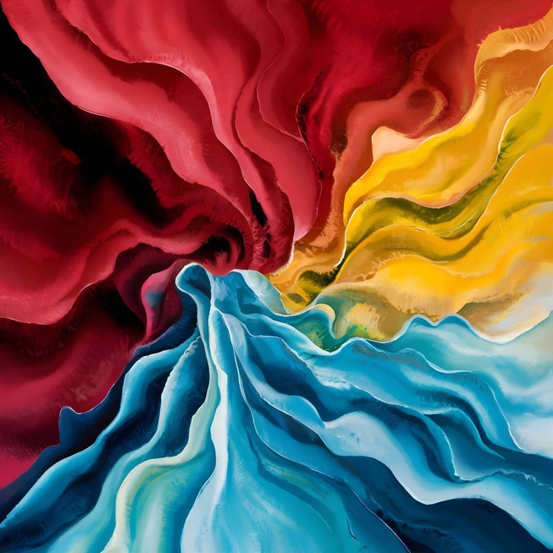 AN ABSTRACT ART MASTERPIECE BY AI