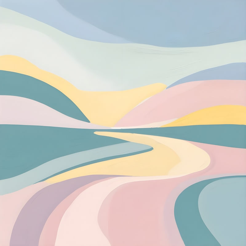 AN ABSTRACT MINIMALIST ARTWORK BY AI