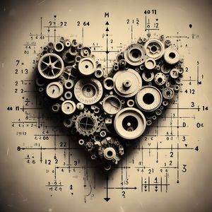 HEART MATH NO ESTILO EXPRESSIONISMO FILME ROMÂNTICO THREE BY AI