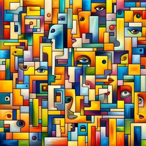 CURIOSITY CUBISM BY AI