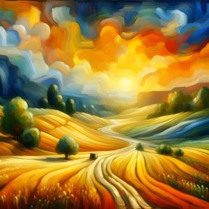 LANDSCAPE IMPRESSIONISM BY AI