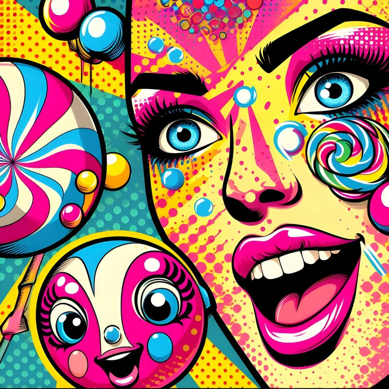 AMUSEMENT POP ART BY AI