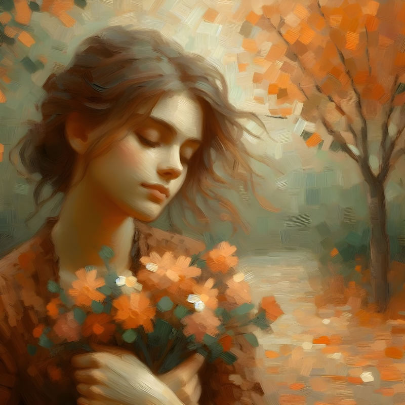 CONTENTMENT POST IMPRESSIONISM BY AI
