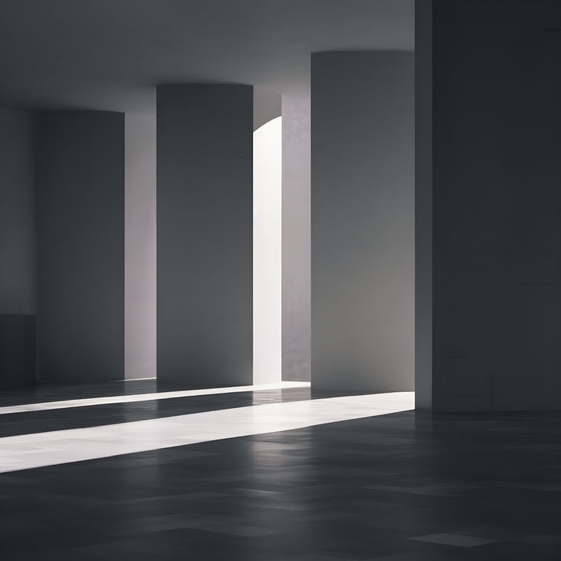 CONTRAST BETWEEN LIGHT AND SHADOW BY AI