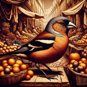 O PÁSSARO NO MERCADO BY AI