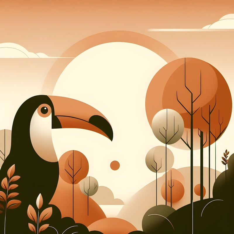 O TUCANO COLAGEM BY AI