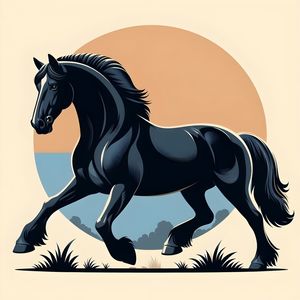 DARK HORSE ILUSTRATION BY AI