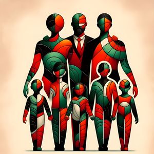 A FAMILIA COLAGEM FIGURATIVA BY AI