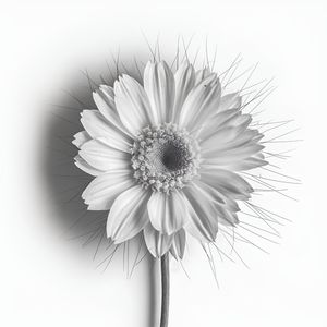 MINIMALIST FLOWER BY AI
