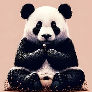 PANDA FIGURATIVO LAND ART BY AI