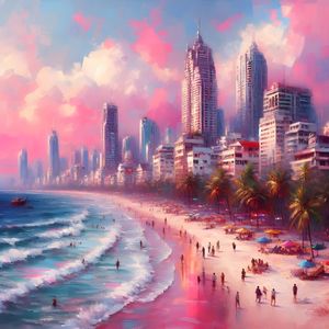 PRAIA IMPRESSIONISTA BY AI