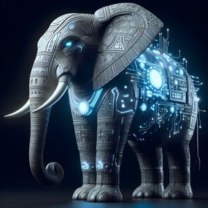 DIGITAL ELEPHANT BY AI