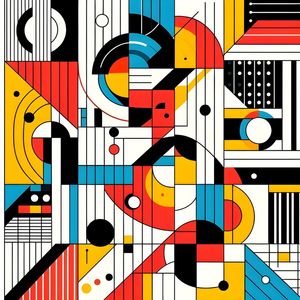 GEOMETRIC ART ABSTRACTION BY AI