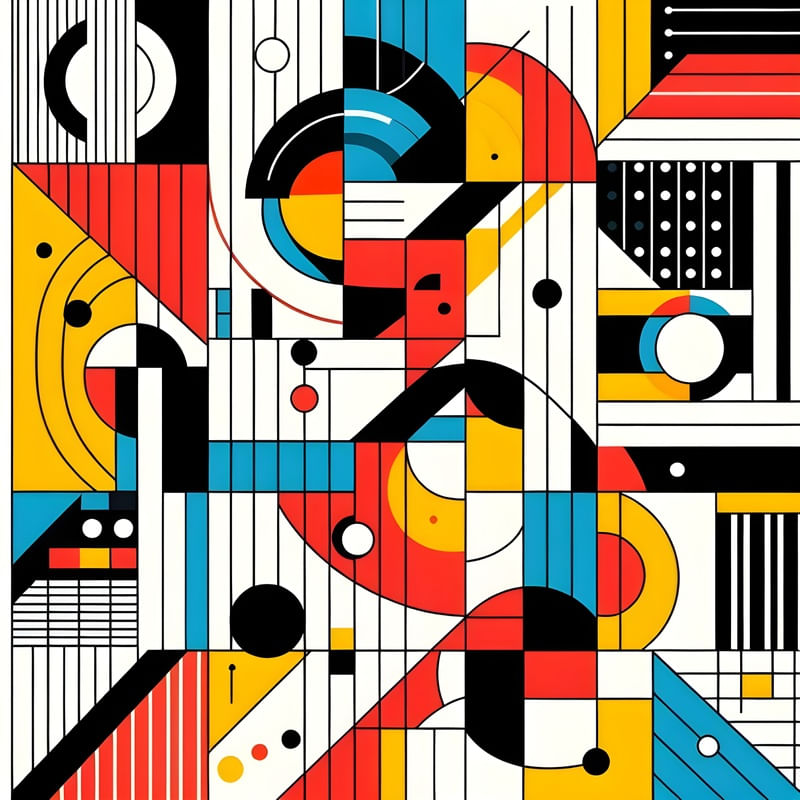 GEOMETRIC ART ABSTRACTION BY AI
