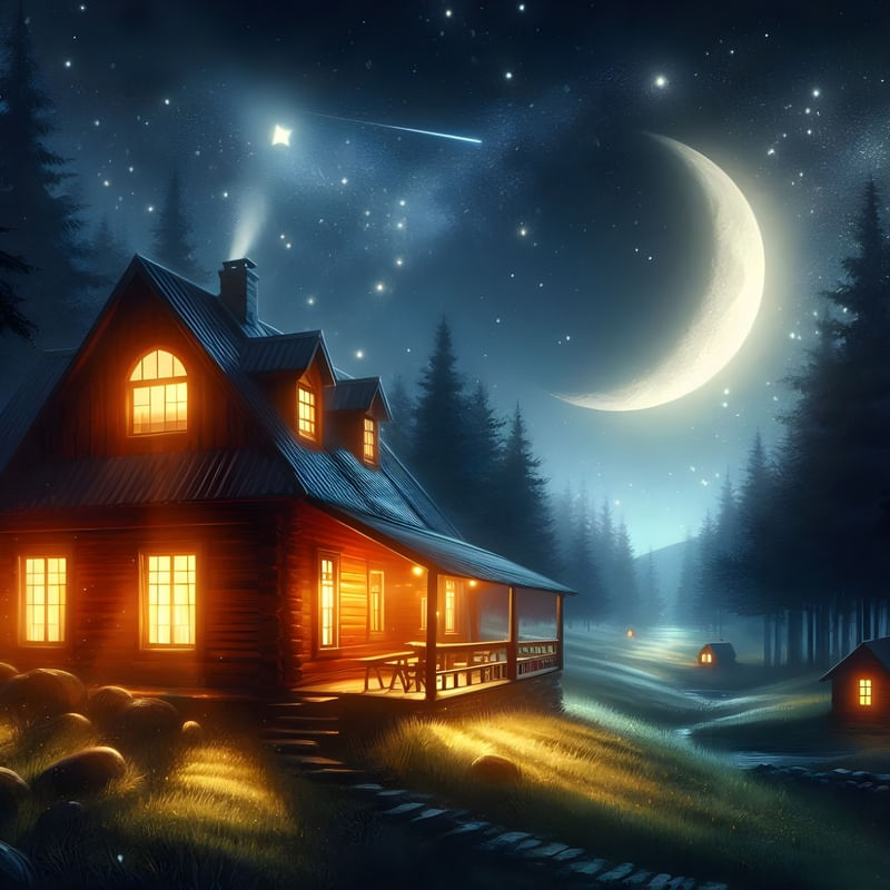 GOOD NIGHT AN ILLUSTRATION BY AI