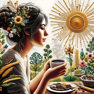 KNITTING INSPIRATION ART BY AI