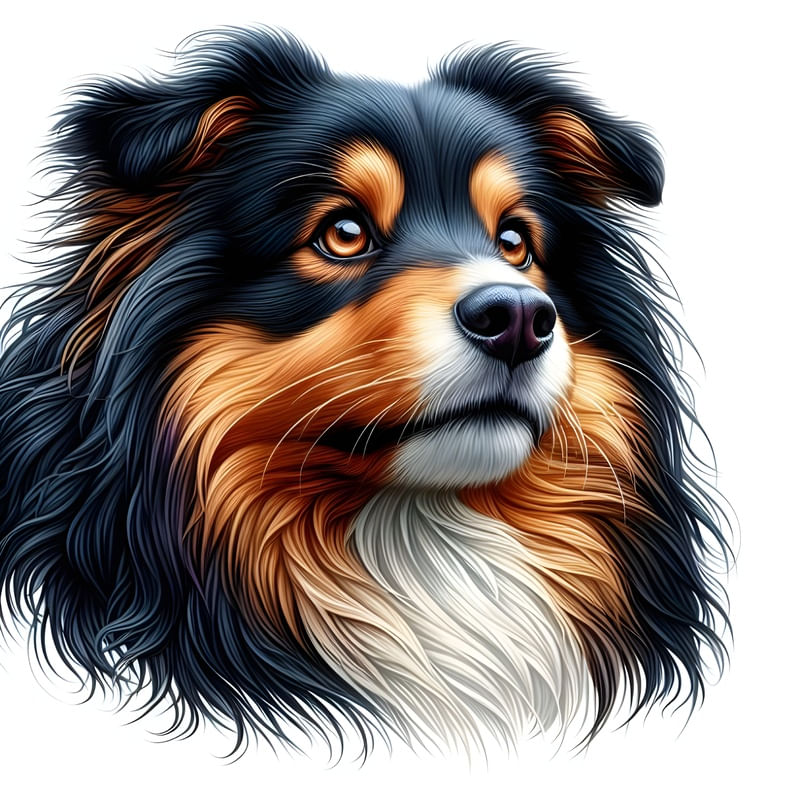 REALISTIC DOG PORTRAIT BY AI