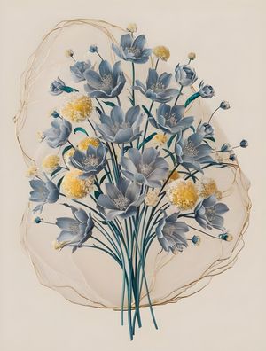 PHOTOGRAPH OF A DELICATELY ILLUSTRATION BY AI