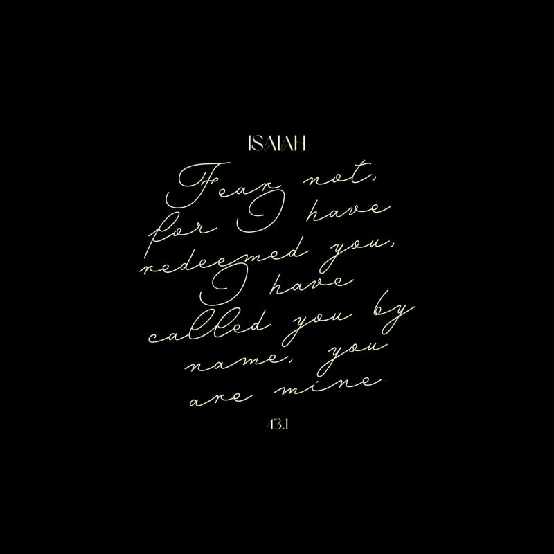 FEAR NOT