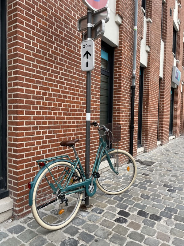 BICICLETA RETRÔ EM LILLE