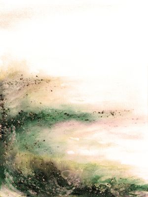 THE MIRAGE DESERTO DA BOÊMIA - ABSTRATO MINIMALISTA PAISAGEM PINTURA