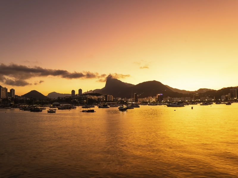 PÔR DO SOL MURETA DA URCA RJ